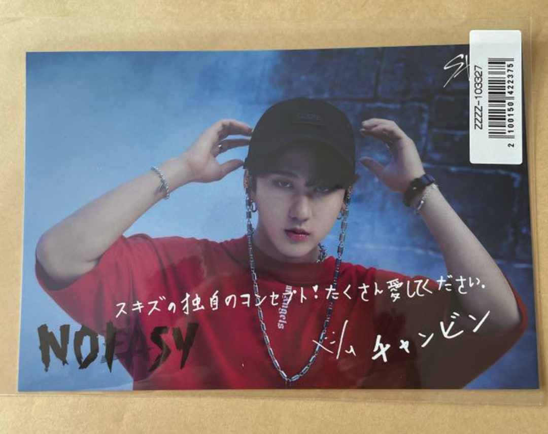 Stray Kids Changbin NOEASY Sony Music Tarjetas postales oficiales Postal PC NOISY 