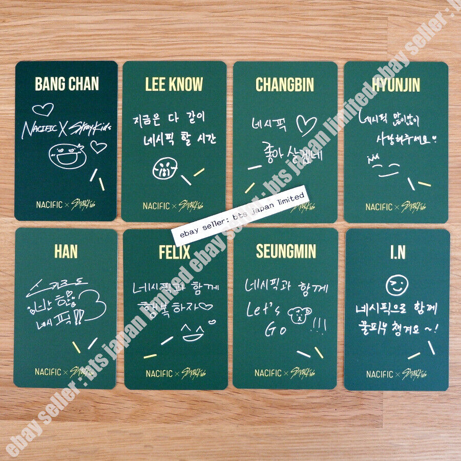 Niños callejeros NACIFIC My SKZ Diary Photocard Hyunjin Felix Han Lee Know Bang chan 