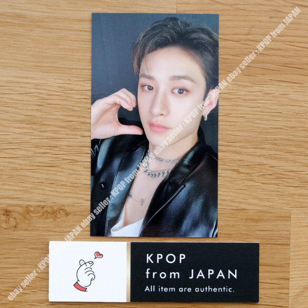 Bang Chan Stray Kids THE SOUND Tarjeta fotográfica oficial JAPAN POB FC Tarjeta fotográfica Fan 