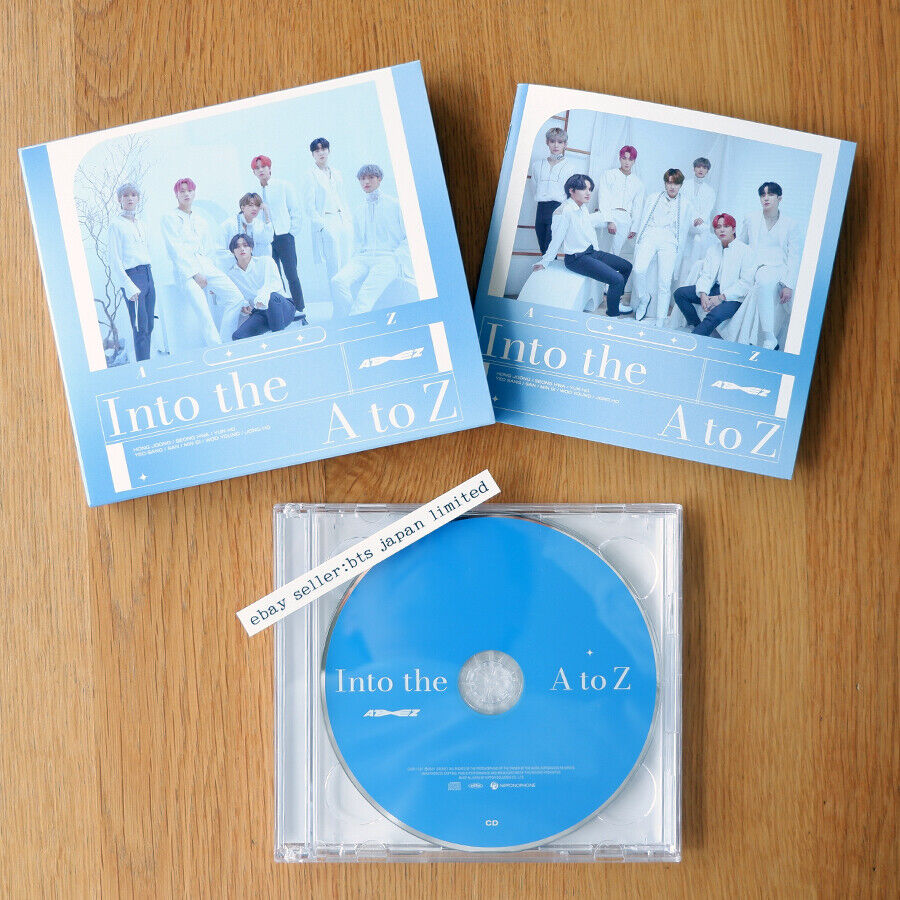 ATEEZ Into the A to Z 1ra edición limitada 1CD + 1DVD Tarjeta fotográfica oficial PC 