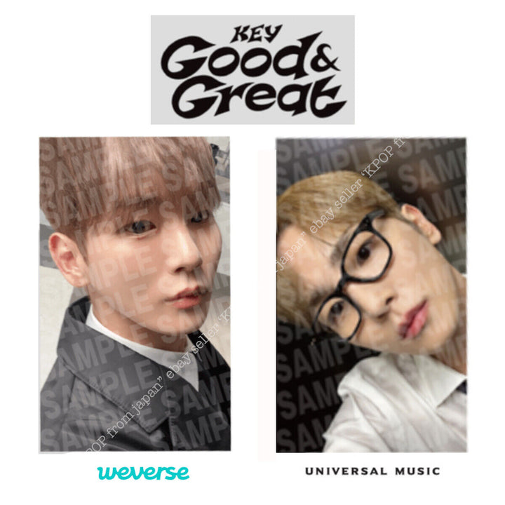 CLAVE DE RESERVA Good &amp; Great Weverse Japón / UMS Tarjeta fotográfica oficial limitada SHINEE 