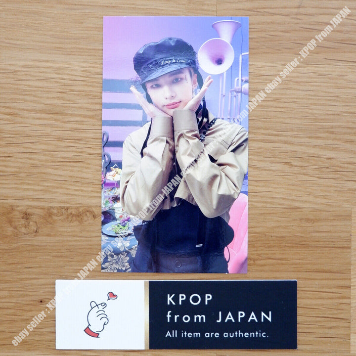 Hyunjin Stray Kids THE SOUND Tarjeta fotográfica oficial JAPAN POB FC Fanclub Tarjeta fotográfica 