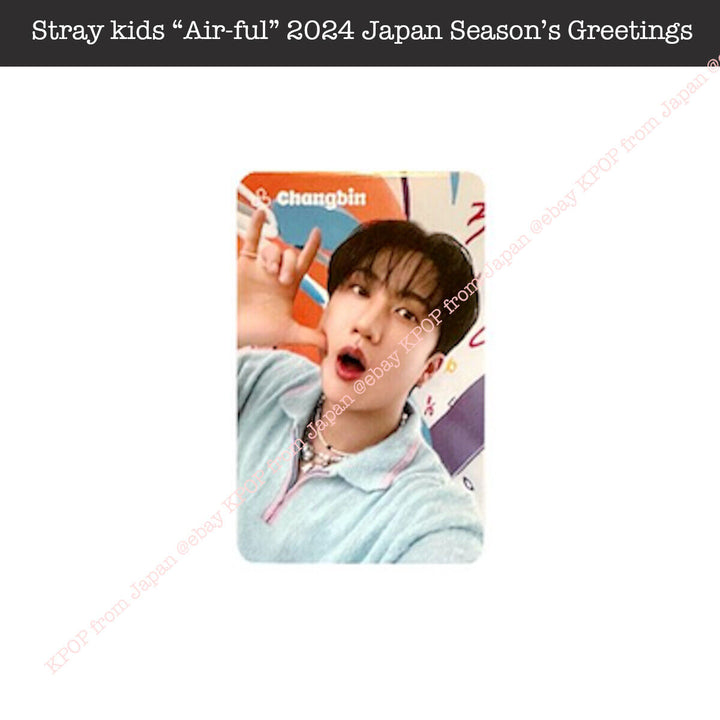 Stray Kids Air-ful JYP POB Photocard 4-cut 2024 JAPAN SEASON’S GREETINGS SEASONS