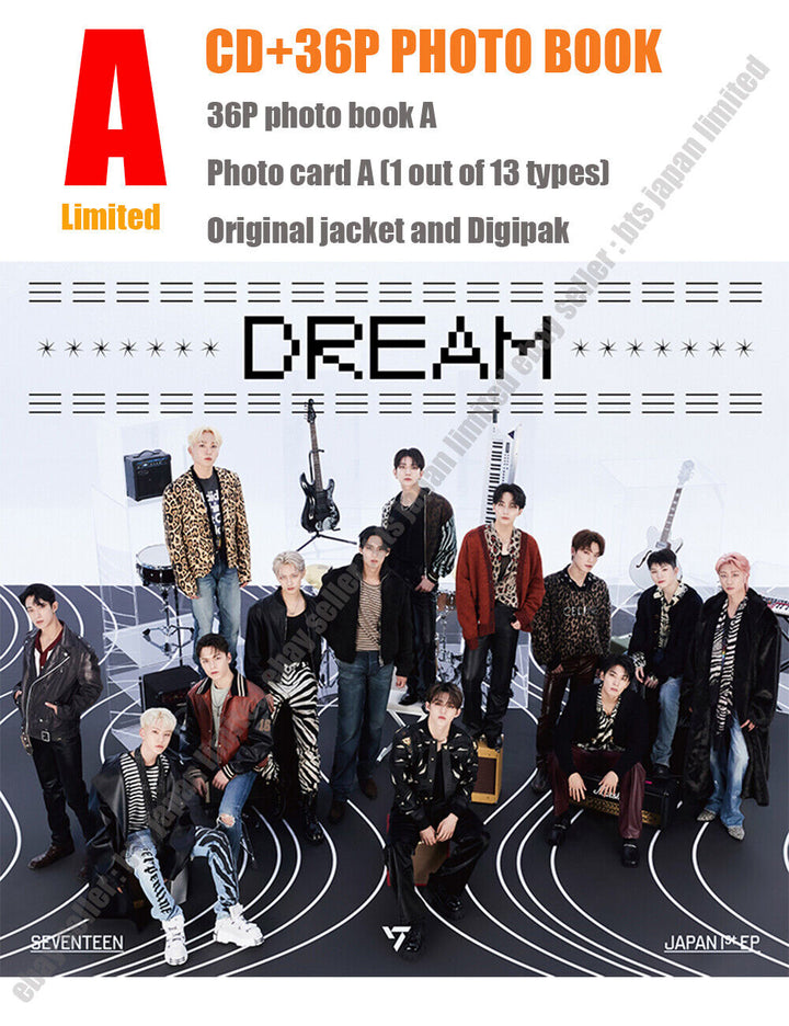 SEVENTEEN DREAM Japan Limited A / B / C / D / S / F / CARAT  Fan club