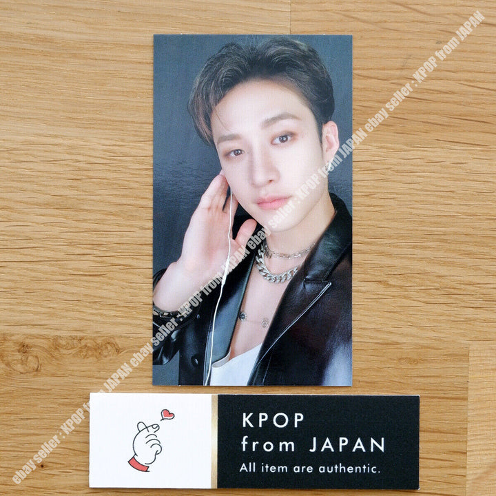 Bang Chan Stray Kids THE SOUND Tarjeta fotográfica oficial JAPAN POB FC Tarjeta fotográfica Fan 