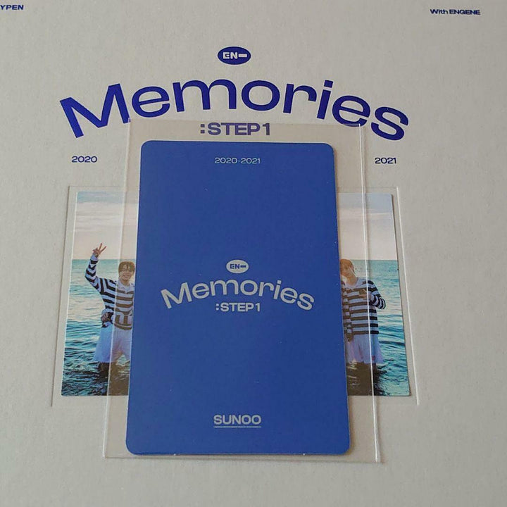 ENHYPEN SUNOO Memories : Step 1 Official Photocard DVD DIGI CODE POM