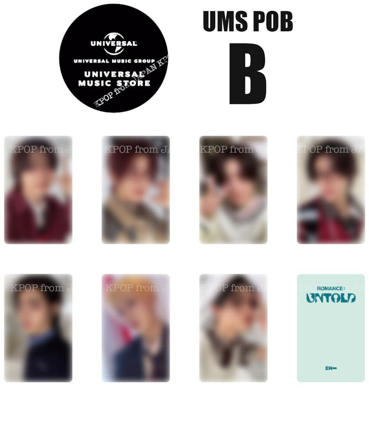 PRE ENHYPEN ROMANCE : UNTOLD / ENGENE Japan POB & Included Photocard Weverse UMS