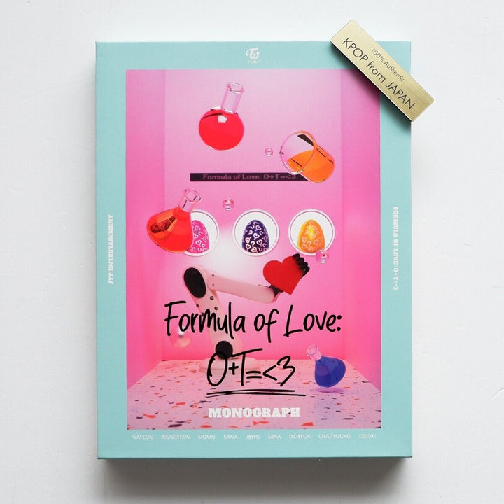 TWICE Formula of Love: O+T=3 MONOGRAPH PHOTOBOOK Photo book NOT Photocard