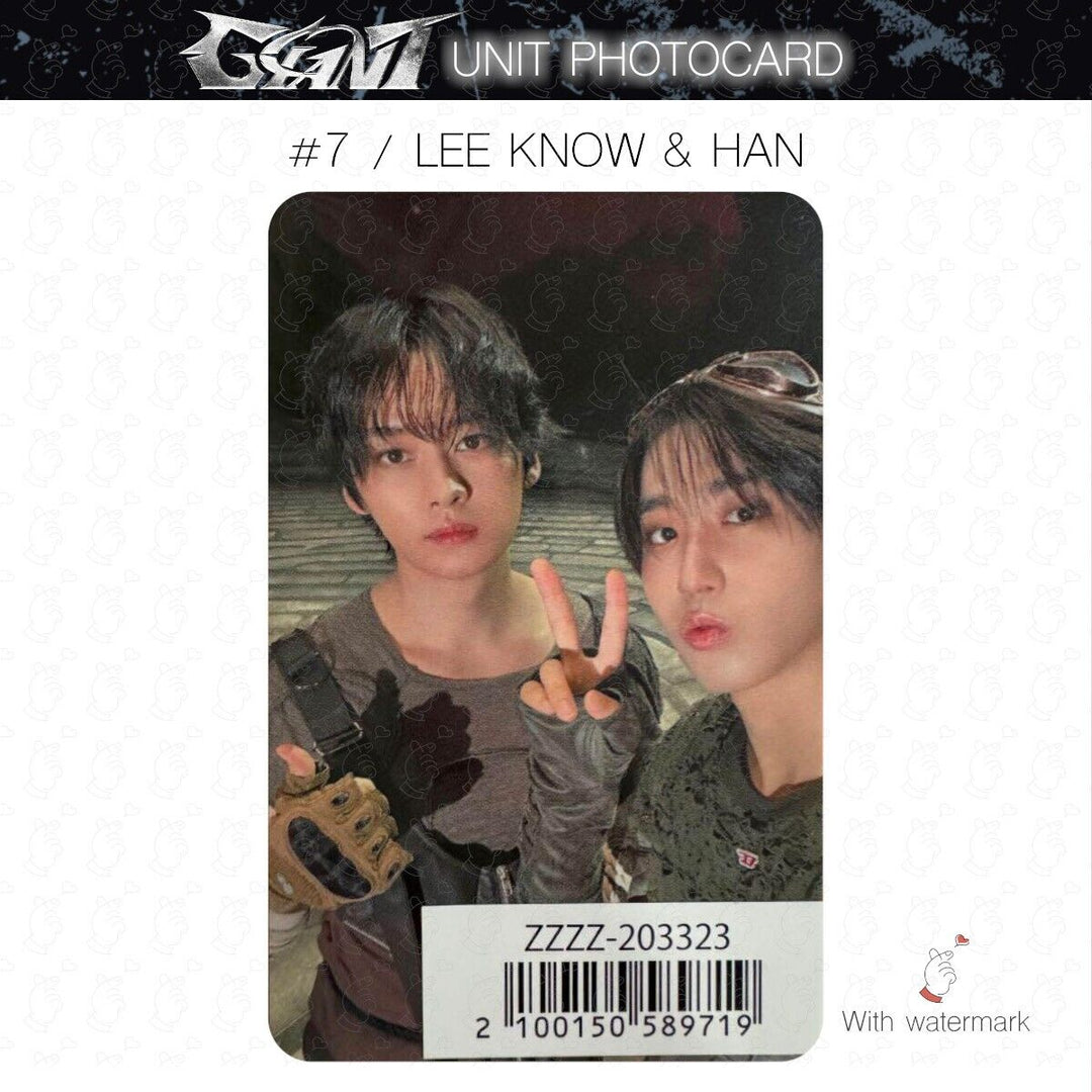 STRAY KIDS GIANT JAPAN 2ND FULL ALBUM UNIT POB PHOTOCARD STAY FC BENEFIT