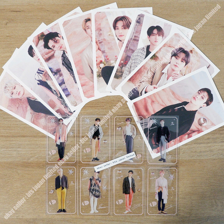 Stray Kids 2023 Season's Greetings S-318 Tarjeta fotográfica transparente oficial + juego de postales 