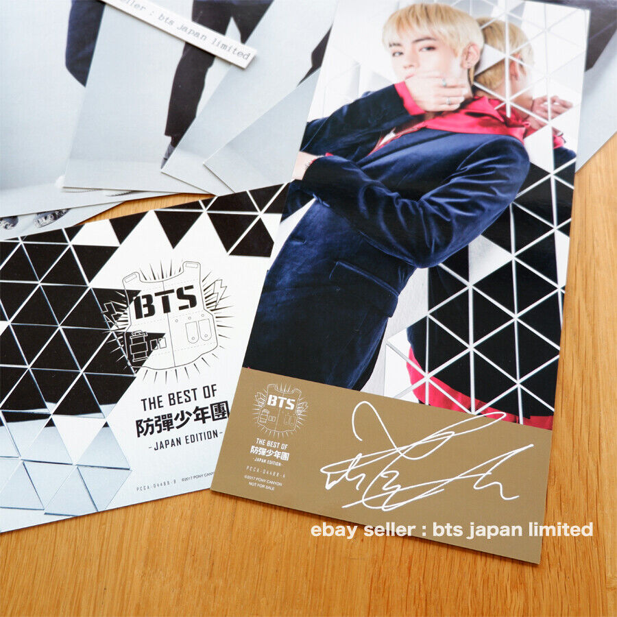 THE BEST OF BTS Official First Limited Edition Korea or Japan Edition card ONLY