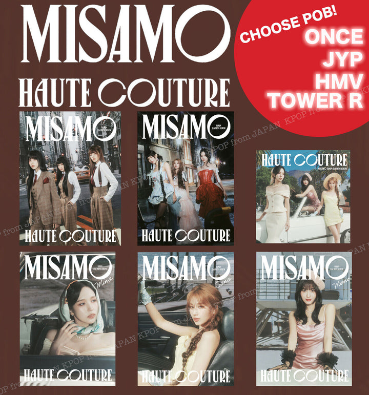 PRE MISAMO HAUTE COUTUR 2ND ALBUM JAPAN MINA SANA MOMO ONCE DELUXE HMV POB TWICE