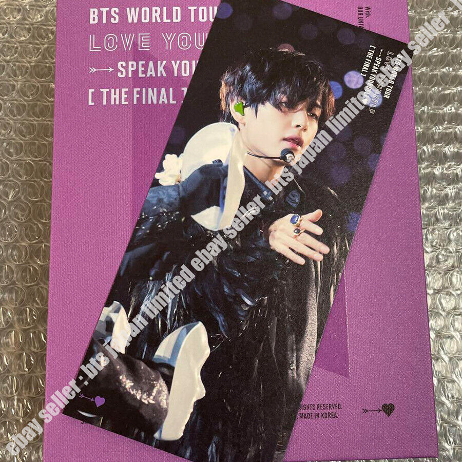 BTS Love Yourself SYS Final DIGITAL CODE Bookmark RM JIN SUGA JIMIN V JUNGKOOK