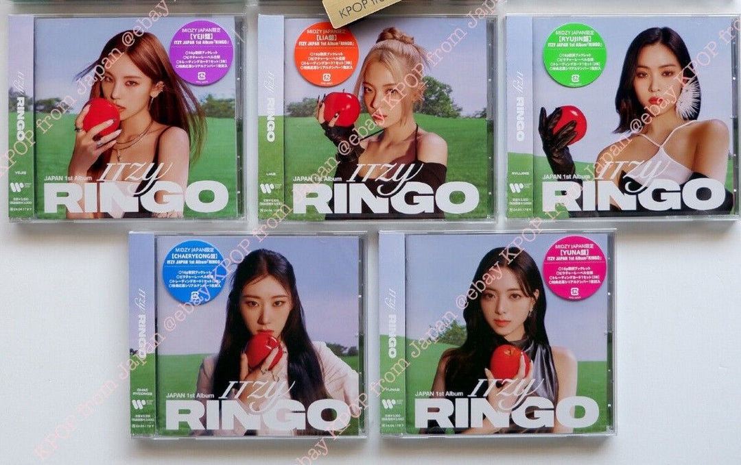 ITZY RINGO MIDZY JAPAN ver. ÁLBUM Yeji Yuna Lia Ryujin Chaeryeong 