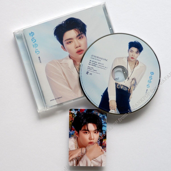 PARK GUN WOOK ZB1 Yurayura Japan Solo ver. CD + Photocard ZEROBASEONE