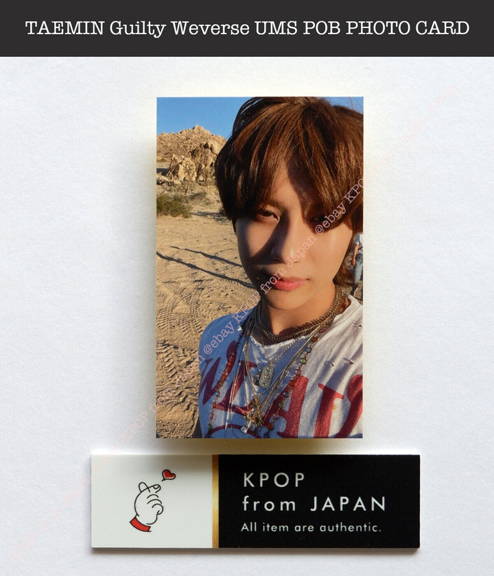 TAEMIN Guilty Weverse / UMS Japan limited Official POB Photocard Universal Music