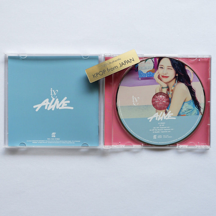 IVE JAPAN ALIVE SOLO JACKT CASE + PICTURE LABEL CD SET OPENED