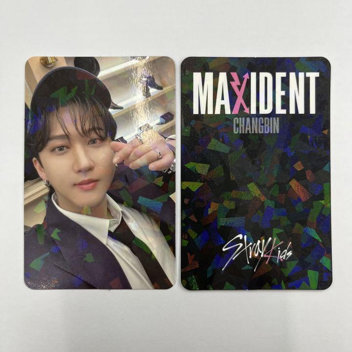 Stray Kids MAXIDENT SOUNDWAVE Photocard Hyunjin Felix Han Lee Know Bang chan