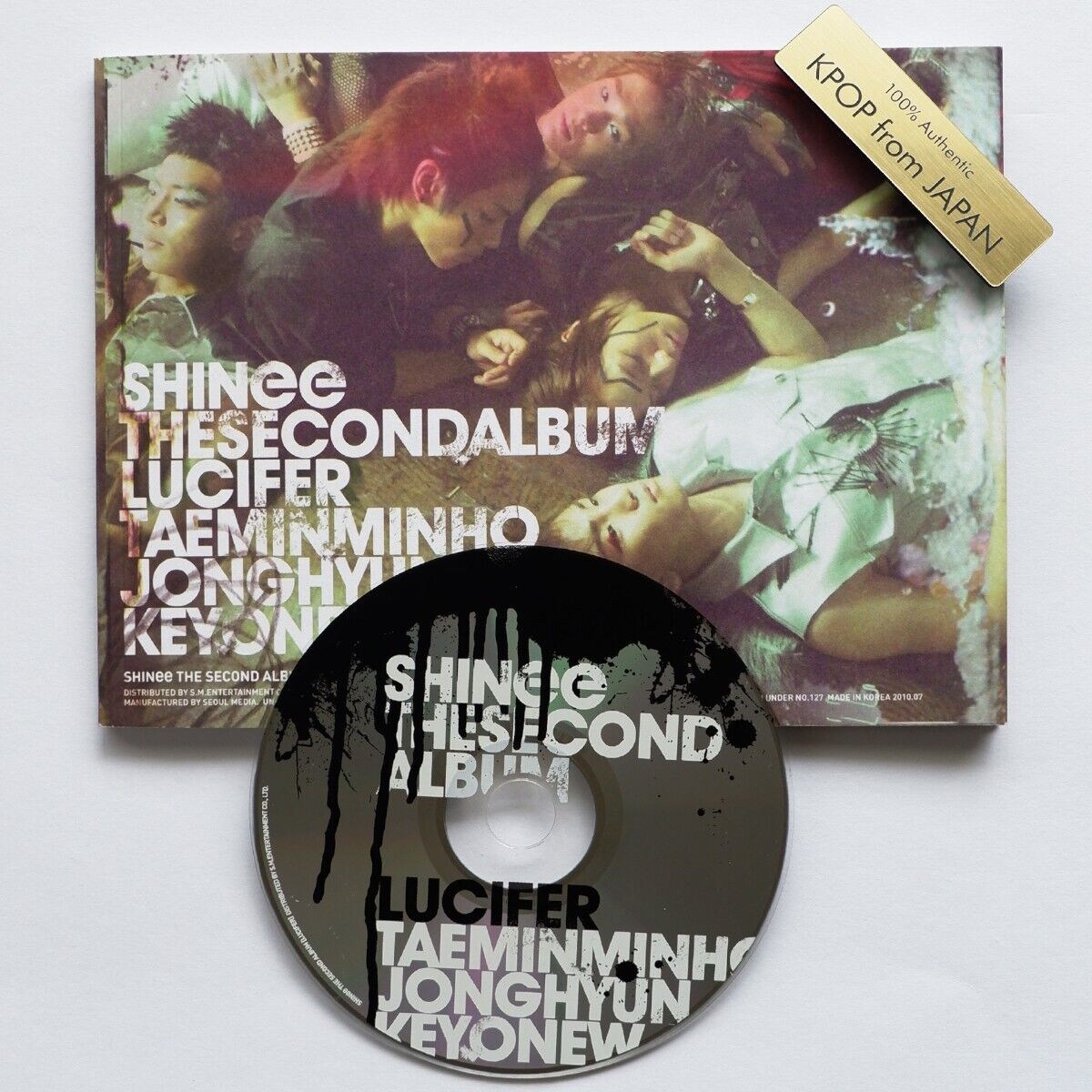 Shinee high quality The Second Album Lucifer (Japanese Press) Album Set