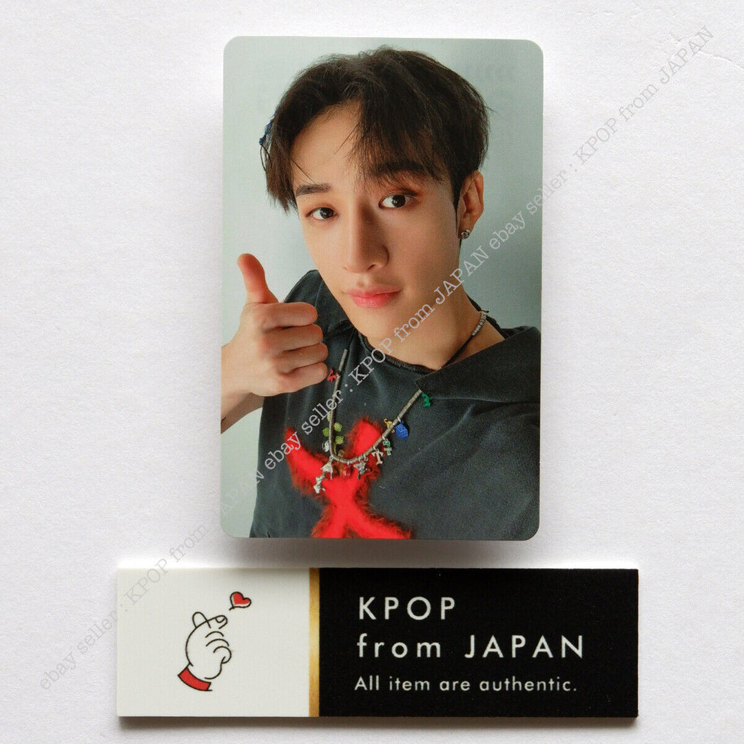 Bang chan Stray Kids Social Path Tarjeta fotográfica oficial JAPAN POB FC Tarjeta fotográfica Fan 