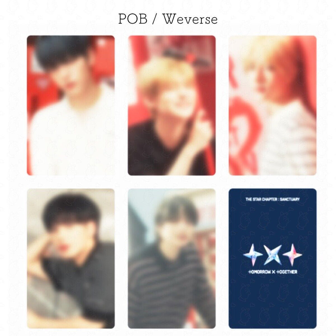 TXT THE STAR CHAPTER SANCTUARY ALBUM JAPAN POB LUCKY DRAW PHOTOCARD WEVERSE