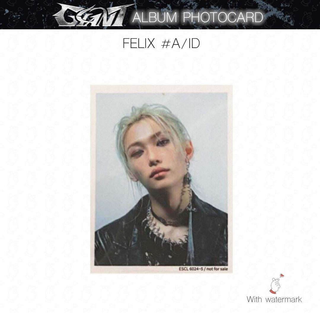 FELIX STRAY KIDS GIANT JAPAN ALBUM PHOTOCARD POB LUCKY DRAW SOLO SONY