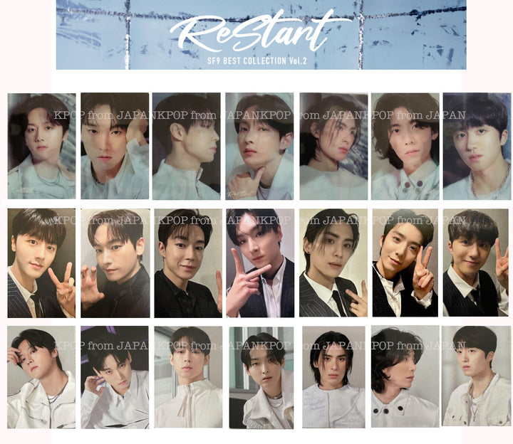 SF9 ReStart BEST COLLECTION Vol.2 Japan POB Photocard FNC Shibuya Tower Record