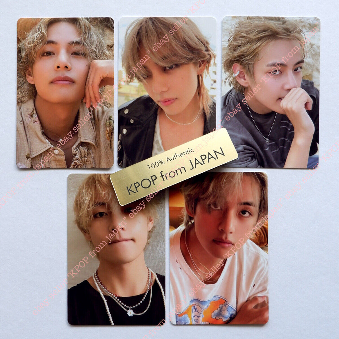 V Layover Weverse Tarjeta fotográfica oficial Postal Álbum solista BTS Taehyung 