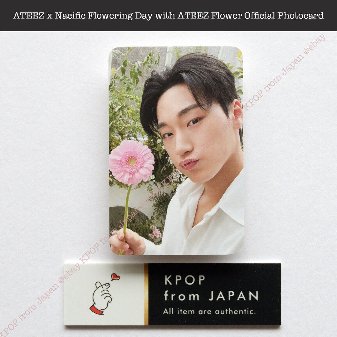 ATEEZ x Nacific Flowering Day with ATEEZ Flower Official Photocard