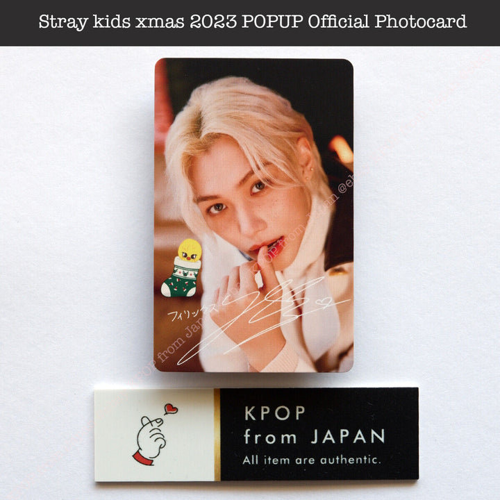 Stray kids 2023 Xmas POPUP Japan limited Official Photocard