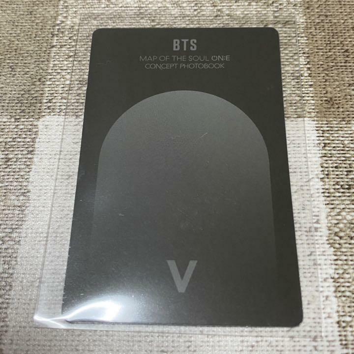 BTS V Taehyung CLUE ROUTE HOLO MAP OF THE SOUL MOS ONE CONCEPT BOOK Photo card