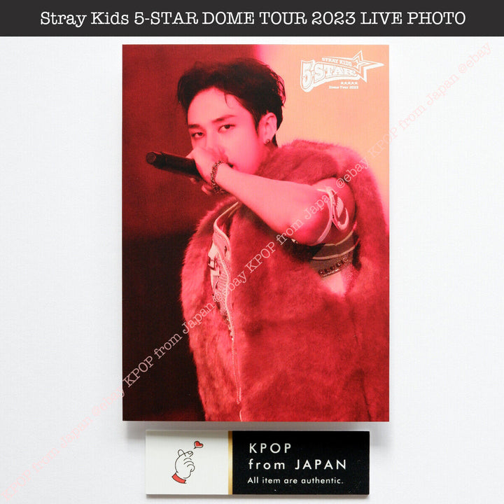 Stray Kids 5-STAR DOME TOUR 2023 LIVE Photo Photocard Bang chan Lee know Hyunjin