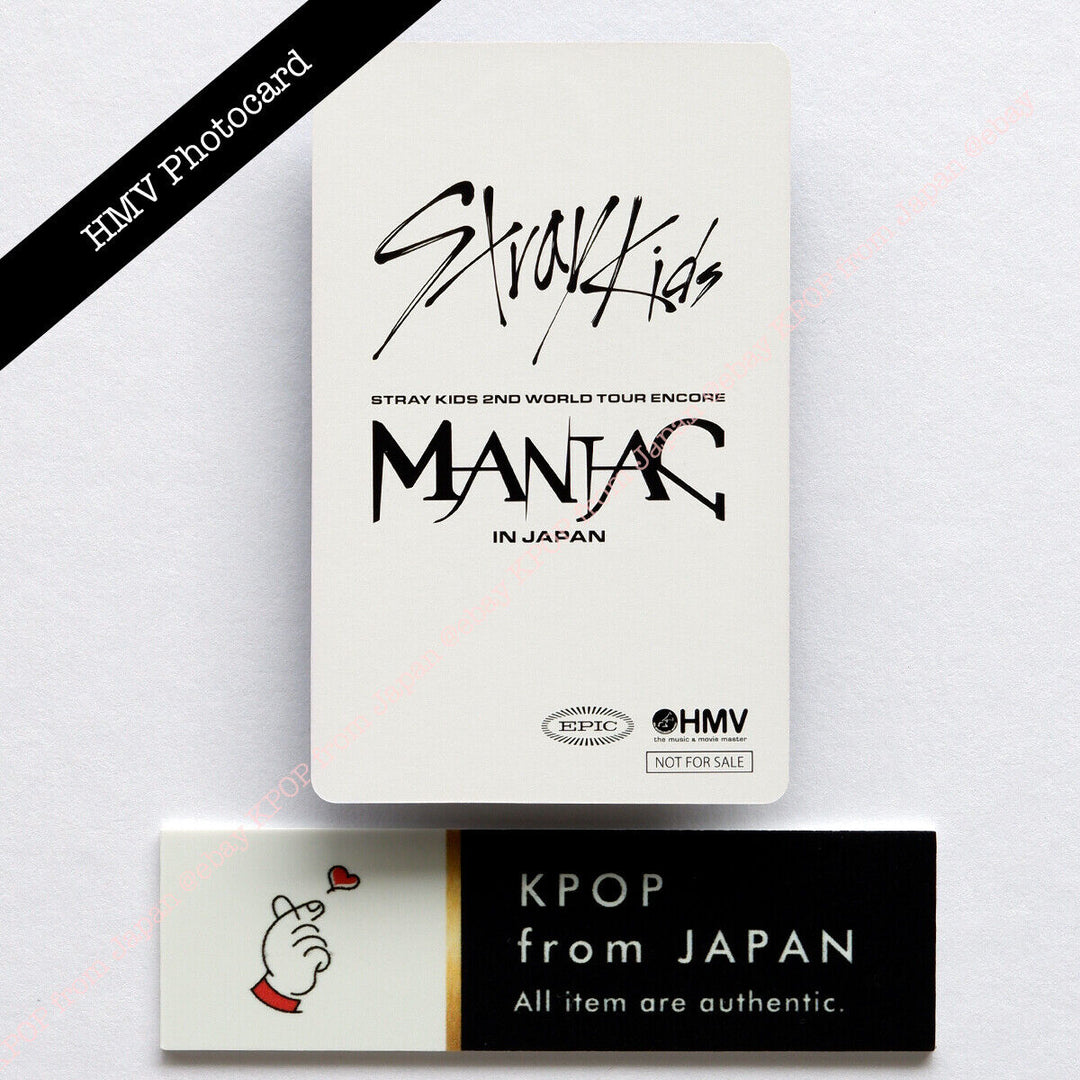 Stray Kids Blu-ray MANIAC ENCORE in JAPAN SONY Tower record HMV Photocard