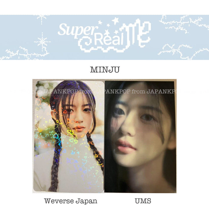 ILLIT The Super Real Me Weverse Japan UMS Official POB Photocard Universal music