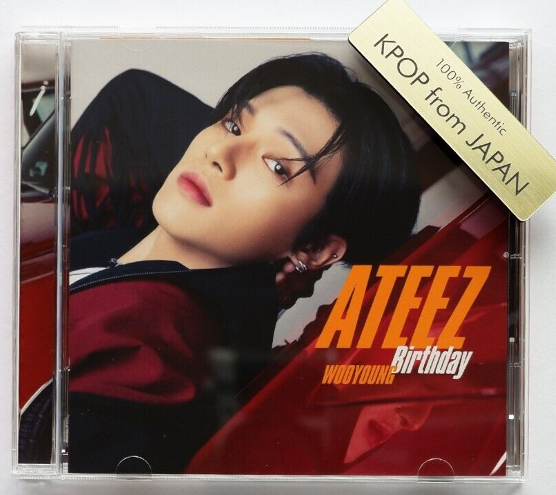 WOOYOUNG ATEEZ Birthday JAPAN SOLO SET OPENED CD+2PHOTOCARD