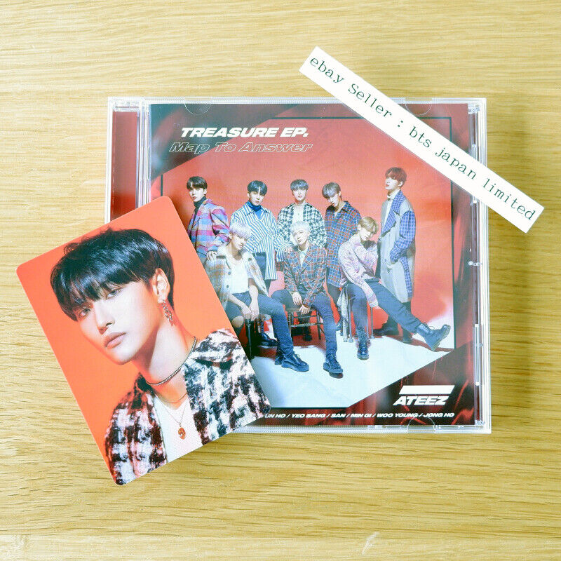 ATEEZ OFFICIAL TREASURE EP.Map To Answer Type-Z CD + Photocard Set Photo card