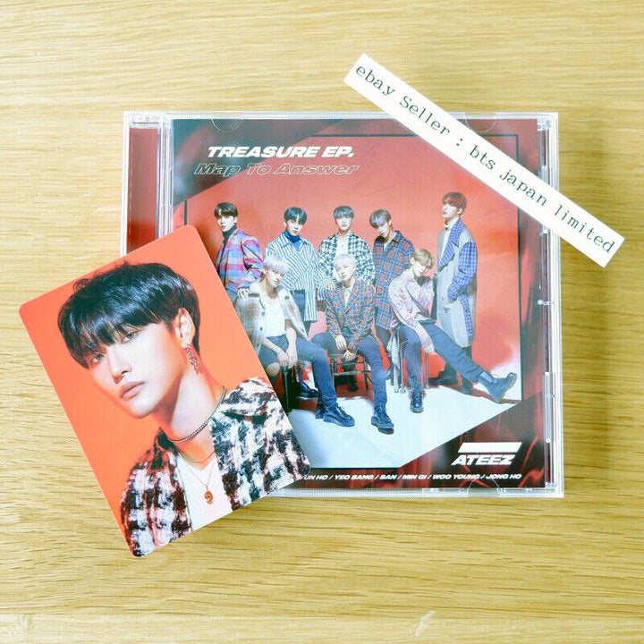 ATEEZ OFFICIAL TREASURE EP.Map To Answer Type-Z CD + Photocard Set Photo card