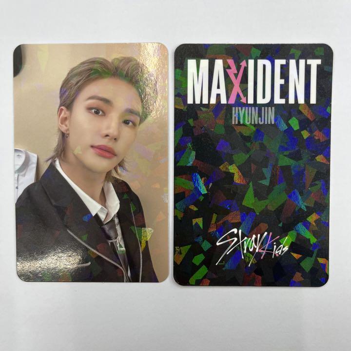 Stray Kids MAXIDENT SOUNDWAVE Photocard Hyunjin Felix Han Lee Know Bang chan