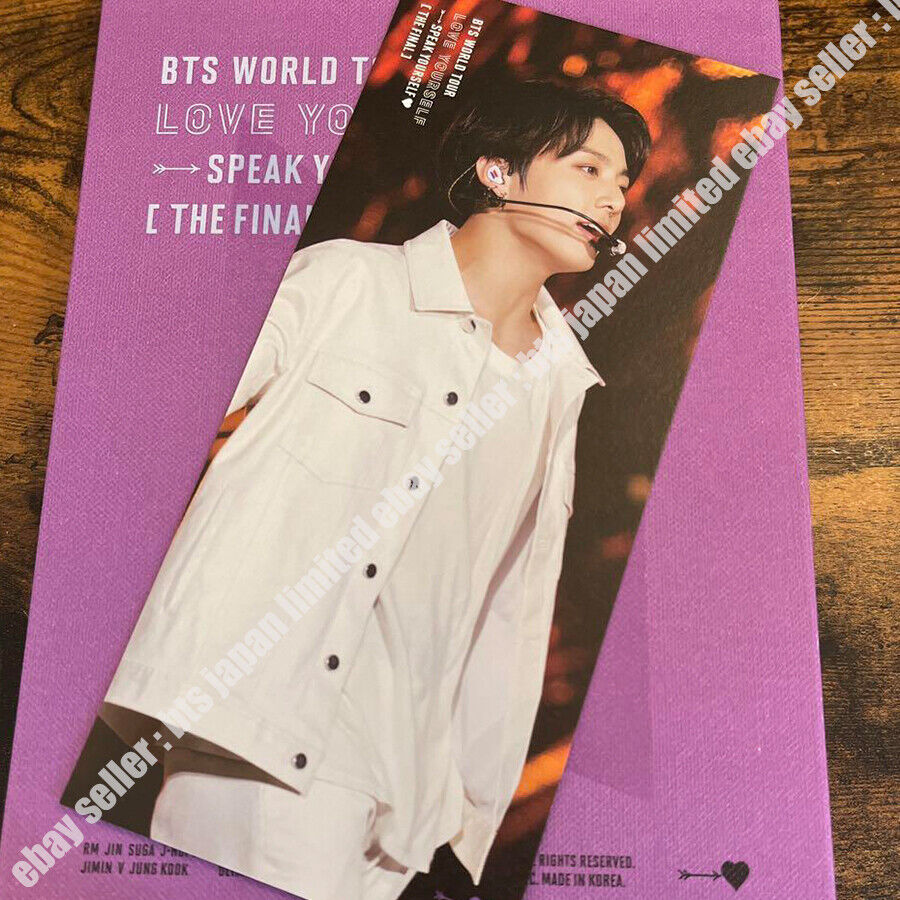 BTS Love Yourself SYS Final DIGITAL CODE Bookmark RM JIN SUGA JIMIN V JUNGKOOK