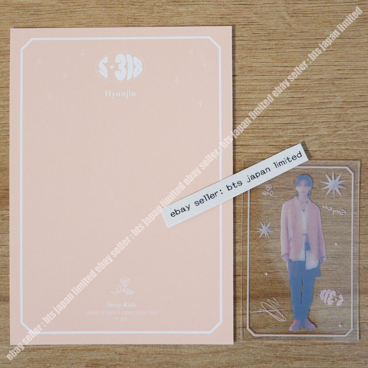 Stray kids 2023 Season’s Greetings S-318 Official Clear Photocard + Postcard set