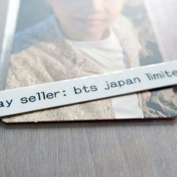 BTS SUGA Butter Tarjeta fotográfica oficial Cream Peaches Club de fans Selfie PC 