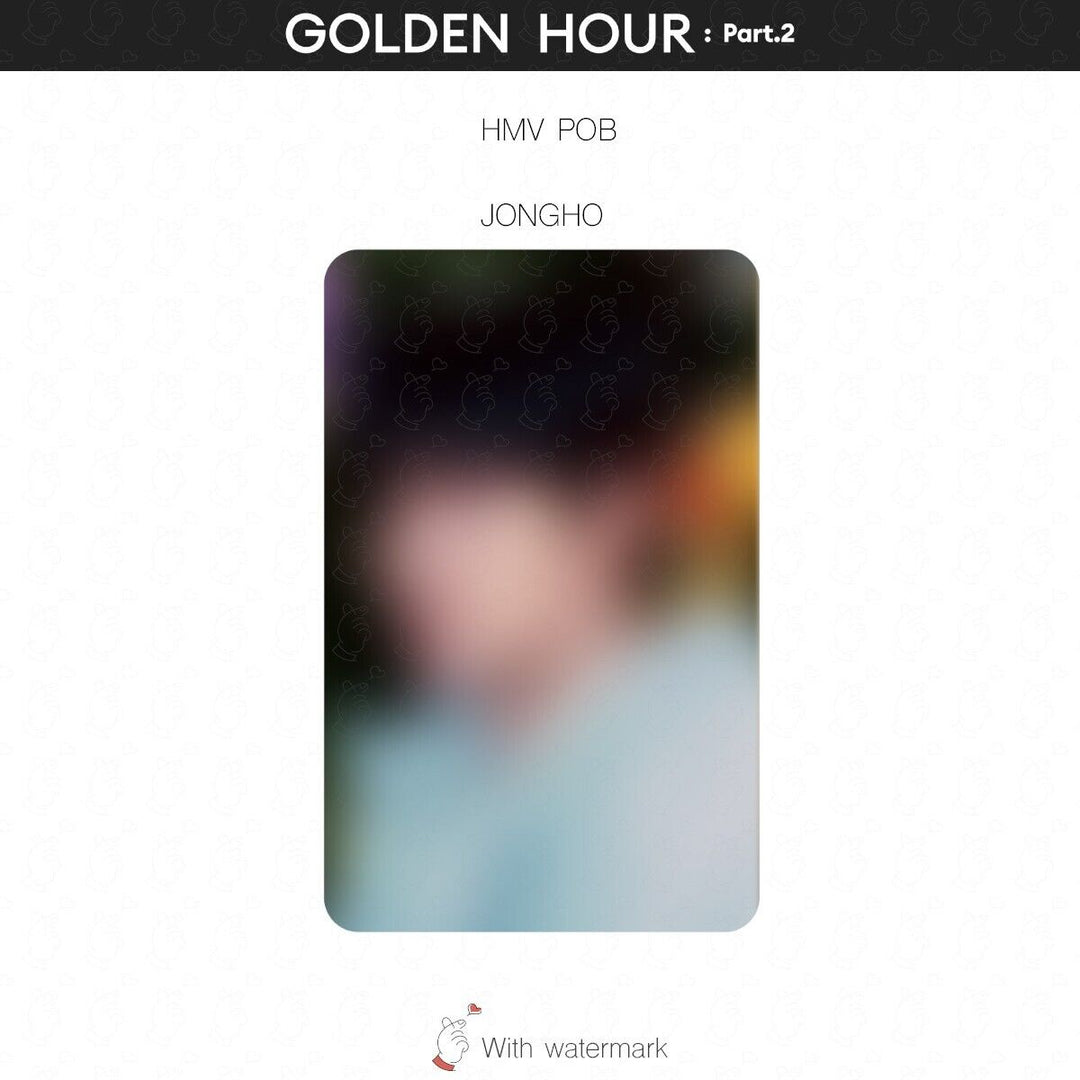 PRE ATEEZ GOLDEN HOUR Part.2 JAPAN STORE BENEFIT POB PHOTOCARD JPFC UMS HMV pt2