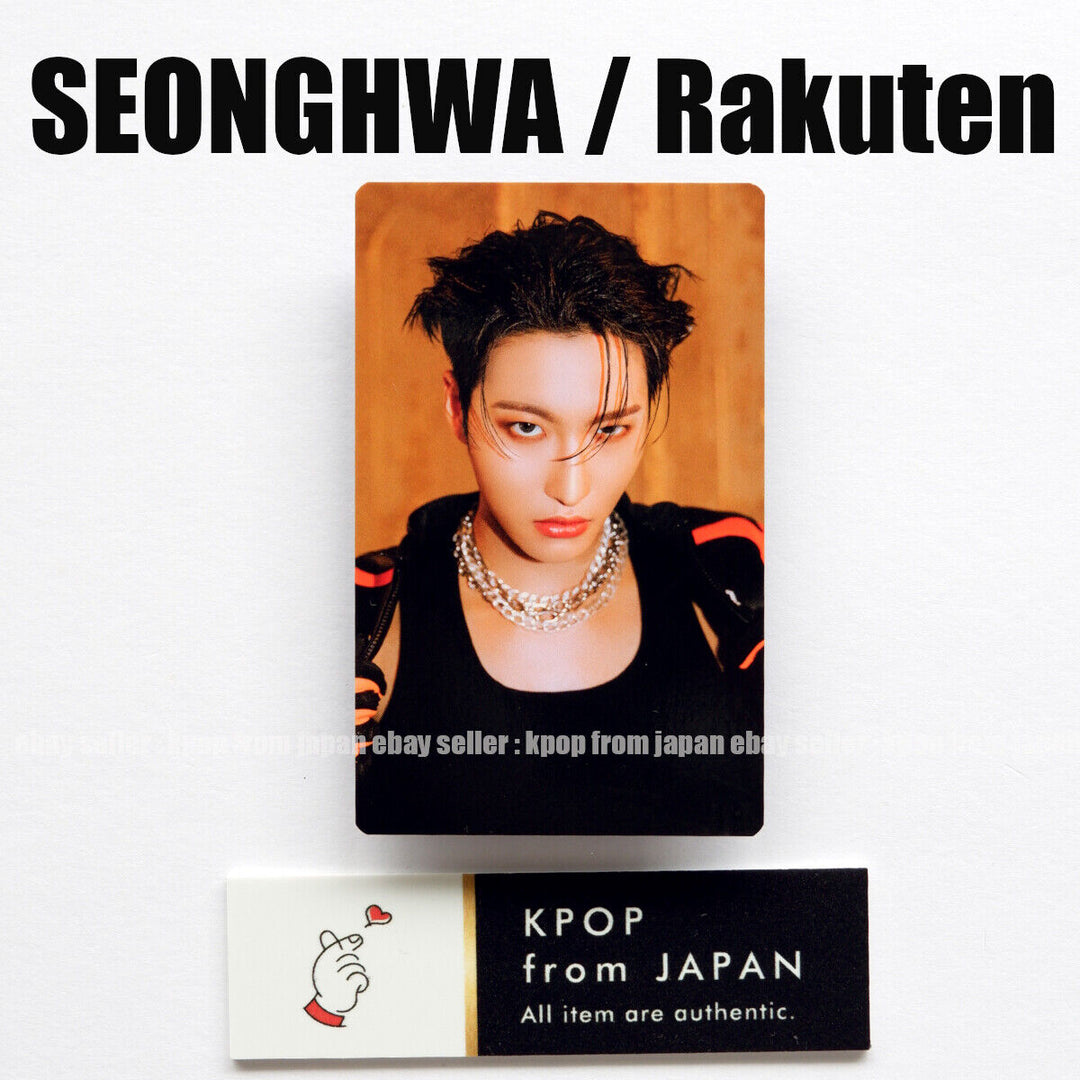 SEONGHWA ATEEZ THE WORLD EP.2:OUTLAW POB Tarjeta fotográfica del sorteo Rakuten UMS Japón 