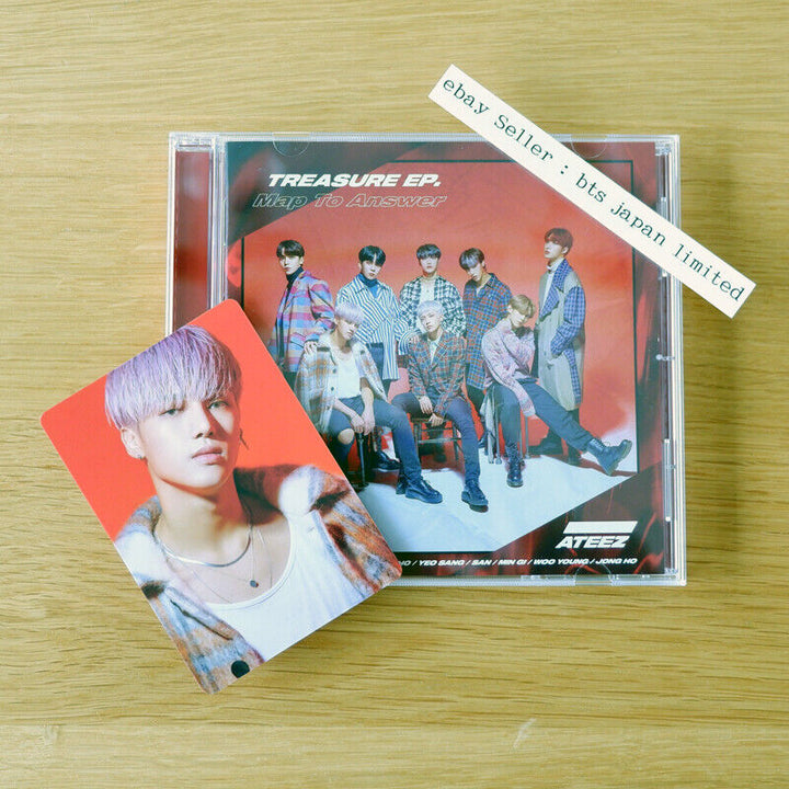 ATEEZ OFFICIAL TREASURE EP.Map To Answer Type-Z CD + Photocard Set Photo card