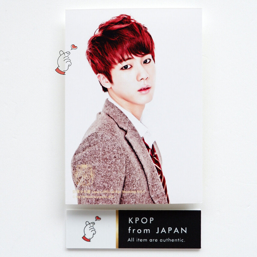 BTS Japan Official Fan Meeting Vol.1 Tarjeta fotográfica oficial limitada con foto de bromuro 