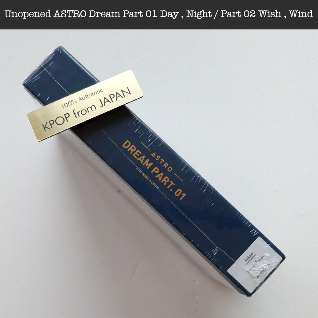 Unopened ASTRO Dream Part 01 Day , Night / Part 02 Wish , Wind Album Photocard