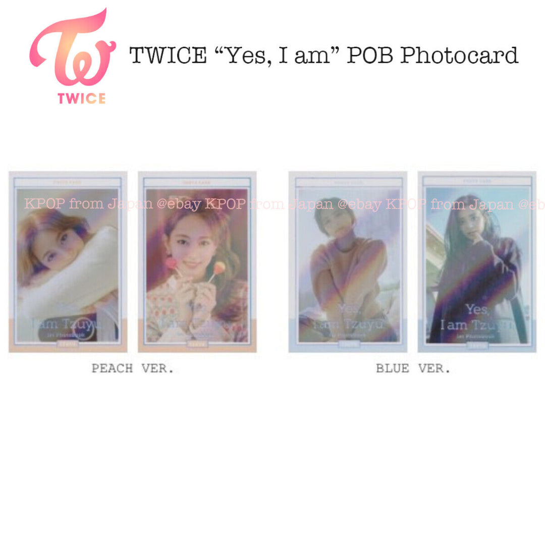 TWICE Yes I am Photocard Mina Sana Dahyun Jihyo Tzuyu Chaeyoung