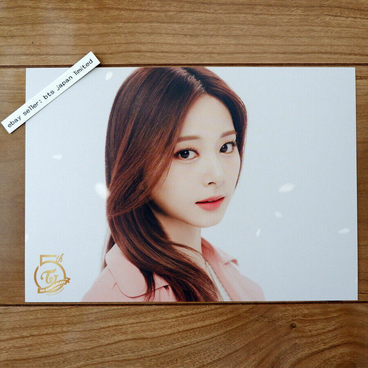 TWICE Jihyo TWICE4 CD oficial Photocard Tarjeta postal PC Tower records Limited 