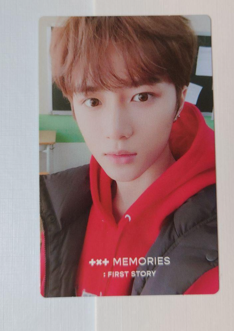 Beomgyu TXT Memories First Story Photobook Poster 4 disc Official Photocard set