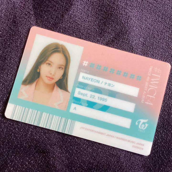 TWICE TWICE4 Official Photocard PC Momo Mina Jihyo Sana Jeongyeon Tzuyu Dahyun